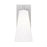 Z-Lite Farrell 1 Light 6" Wall Sconce, Brushed Nickel/White