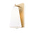 Z-Lite Farrell 1 Light 6" Wall Sconce, Modern Gold/White