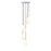 Z-Lite Farrell 5 Light 11" Chandelier, Brushed Nickel/White