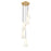 Z-Lite Farrell 5 Light 14" Chandelier, Modern Gold/White