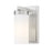 Z-Lite Danica 1 Light Wall Sconce, Brushed Nickel/White - 3044-1S-BN