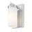 Z-Lite Danica 1 Light Wall Sconce, Brushed Nickel/White