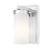 Z-Lite Danica 1 Light Wall Sconce, Chrome/White - 3044-1S-CH