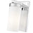 Z-Lite Danica 1 Light Wall Sconce, Chrome/White