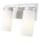 Z-Lite Danica 2 Light Vanity, Brushed Nickel/White