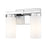 Z-Lite Danica 2 Light Vanity, Chrome/White - 3044-2V-CH