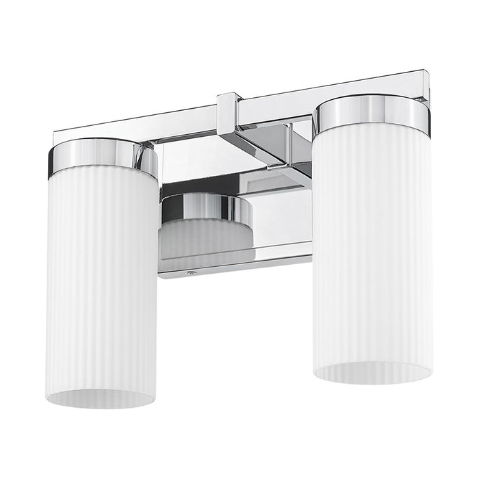Z-Lite Danica 2 Light Vanity, Chrome/White