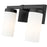 Z-Lite Danica 2 Light 11.75" Vanity, Matte Black/White