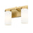 Z-Lite Danica 2 Light 11.75" Vanity, Modern Gold/White