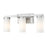 Z-Lite Danica 3 Light Vanity, Brushed Nickel/White - 3044-3V-BN