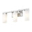 Z-Lite Danica 3 Light Vanity, Brushed Nickel/White