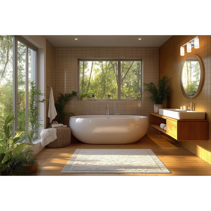 Z-Lite Danica 3 Light Vanity, Chrome/White