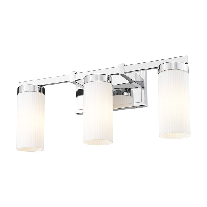 Z-Lite Danica 3 Light Vanity, Chrome/White