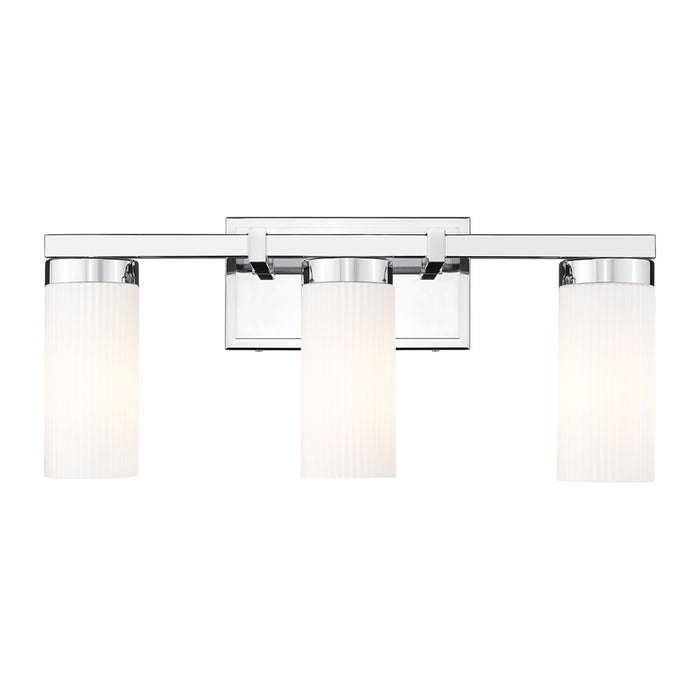 Z-Lite Danica 3 Light Vanity, Chrome/White