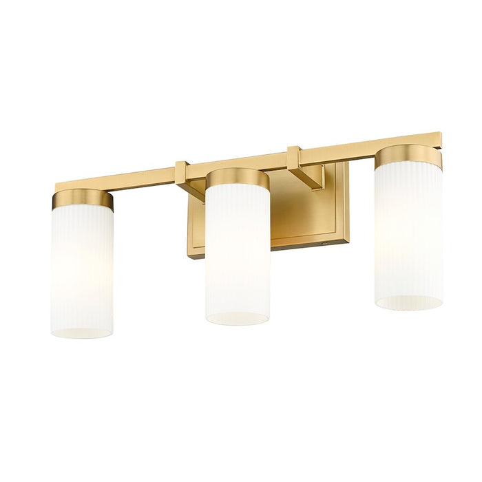 Z-Lite Danica 3 Light 20.5" Vanity, Modern Gold/White