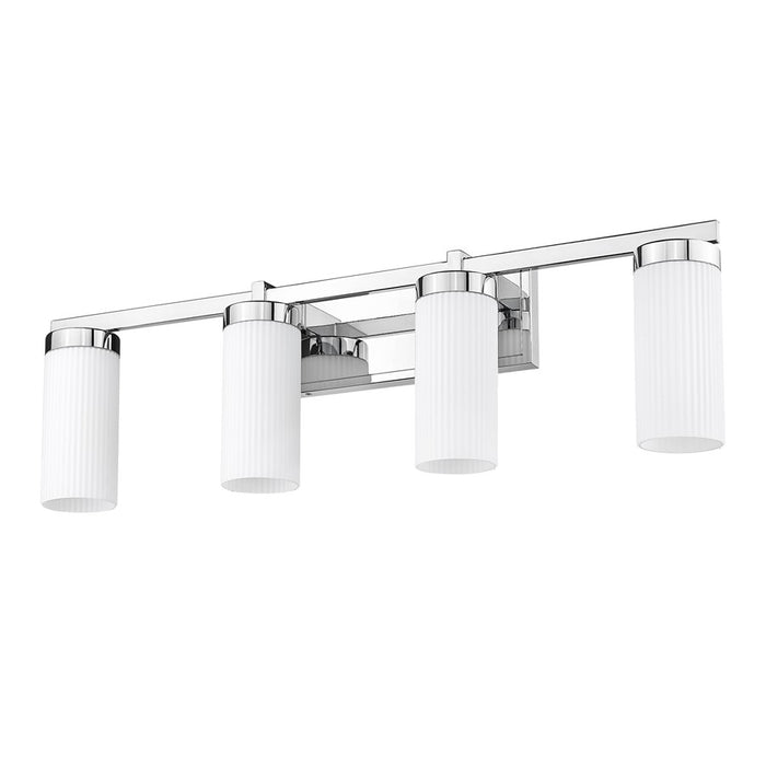 Z-Lite Danica 4 Light Vanity, Chrome/White