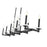 Z-Lite Kaden 10 Light Linear Chandelier, Matte Black/Alabaster