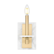 Z-Lite Kaden 1 Light Wall Sconce, Modern Gold/Alabaster - 3045-1S-MGLD