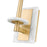 Z-Lite Kaden 1 Light Wall Sconce, Modern Gold/Alabaster