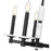 Z-Lite Kaden 5 Light Chandelier, Matte Black/Alabaster