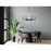 Z-Lite Kaden 6 Light Chandelier, Matte Black/Alabaster