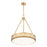 Z-Lite Quinn 3 Light 22" Pendant, Modern Gold/White