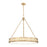 Z-Lite Quinn 3 Light 32" Pendant, Modern Gold/White - 3046P32-MGLD-LED