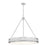 Z-Lite Quinn 3 Light 32" Pendant, Satin Nickel/White - 3046P32-SN-LED
