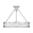 Z-Lite Quinn 3 Light Semi Flush Mount, Satin Nickel/White