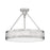 Z-Lite Quinn 3 Light Semi Flush Mount, Satin Nickel/White