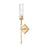 Z-Lite Esme 1 Light Wall Sconce, Modern Gold/Clear - 3047-1S-MGLD