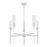 Z-Lite Esme 5 Light Chandelier, Brushed Nickel/Clear