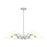 Z-Lite Breton 6 Light Chandelier, Brushed Nickel/White - 3048-6BN