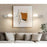Z-Lite Breton 1 Light Wall Sconce, Brushed Nickel/White
