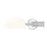Z-Lite Breton 1 Light Wall Sconce, Brushed Nickel/White