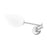 Z-Lite Breton 1 Light Wall Sconce, Brushed Nickel/White