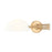 Z-Lite Breton 1 Light Wall Sconce, Modern Gold/White