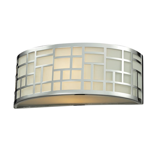Z-Lite Elea 1 Light Wall Sconce, Chrome, Matte Opal - 328-1S-CH