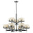 Z-Lite Elea 9 Light Chandelier, Chrome, Matte Opal - 328-9-CH