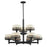 Z-Lite Elea 9 Light Chandelier, Bronze, Matte Opal - 329-9-BRZ