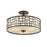 Z-Lite Elea 3 Light Semi-Flush Mount, 16.25x10.25", Bronze, Opal - 329-SF16-BRZ
