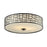 Z-Lite Elea 3 Light Flush Mount, 20.5x6.5", Bronze, Matte Opal - 329F20-BRZ