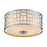 Z-Lite Elea 2 Light Flush Mount, Brushed Nickel, Matte Opal - 330F12-BN