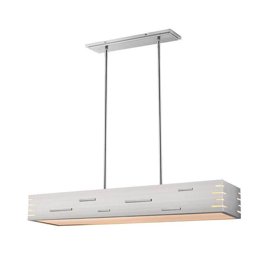 Z-Lite Loek 2 Light Chandelier, Brushed Nickel - 332-45BN-LED