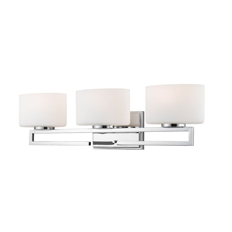 Z-Lite Privet 3 Light Vanity, Chrome - 335-3V-CH-LED