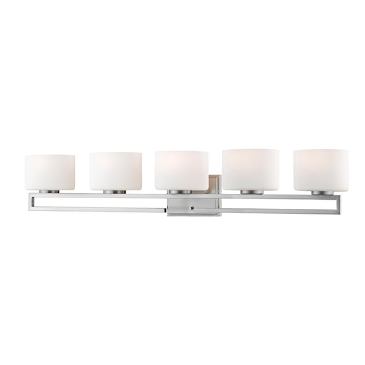 Z-Lite Privet 5 Light Vanity, Brushed Nickel - 335-5V-BN-LED