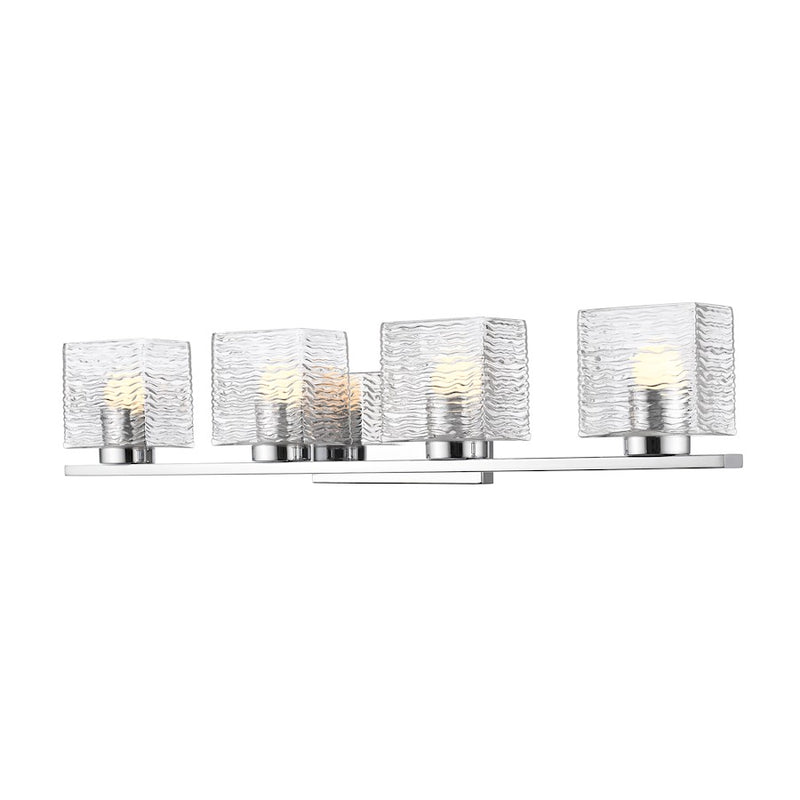 Z-Lite Barrett 4 Light Vanity, Chrome - 336-4V-CH-LED