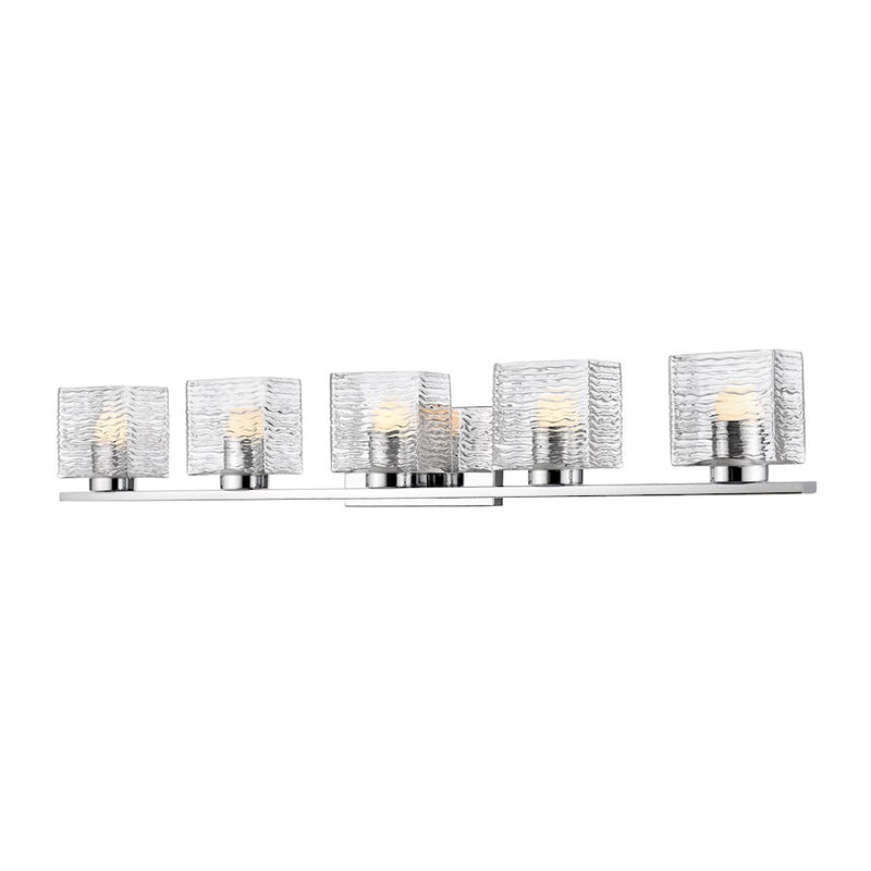 Z-Lite Barrett 5 Light Vanity, Chrome - 336-5V-CH-LED