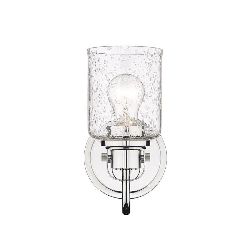 Z-Lite Kinsley 1 Light Wall Sconce, Clear