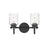 Z-Lite Kinsley 2 Light Vanity, Clear